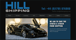 Desktop Screenshot of hillshipping.com