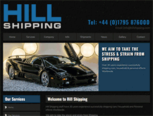 Tablet Screenshot of hillshipping.com